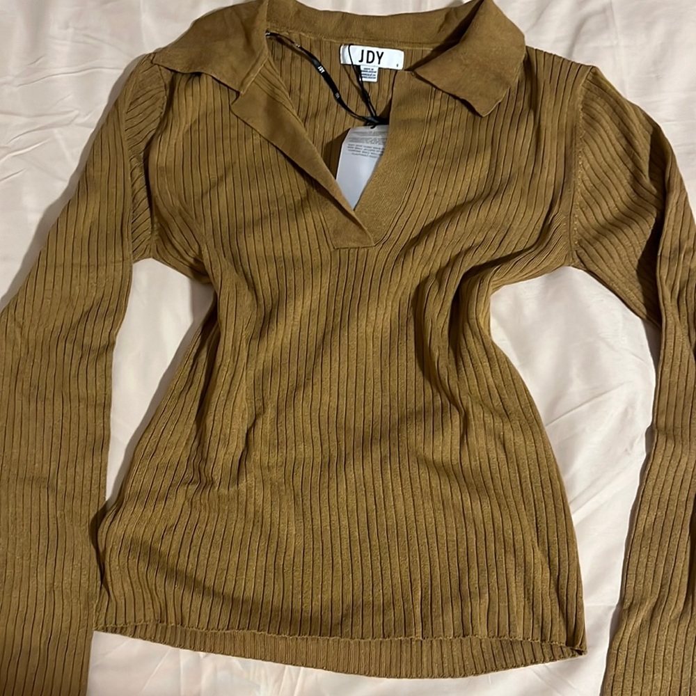 Long Sleeved Collard Polo